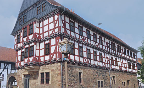 Fotoausschnitt Ostseite Hochzeitshaus Fritzlar von Philipp Reinbold
