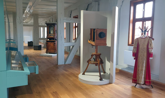 Bild der neuen Ausstellung im 1. Obergeschoss des Museums Hochzeitshaus in Fritzlar