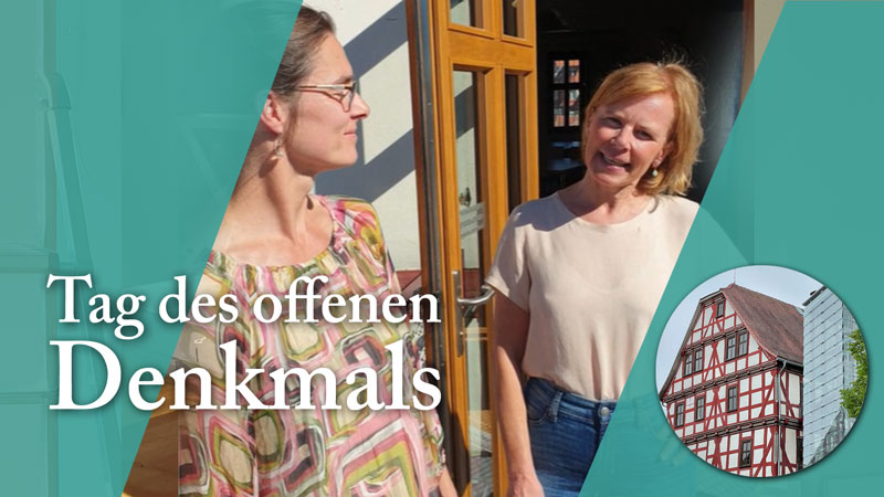 Tumbernail (Vorschaubiöd) zum Tag des offenen Denkmals. Hier mit Museunsleiterin Stefanie Mnich und Annekathrin Sitte vom Denkmalamt.